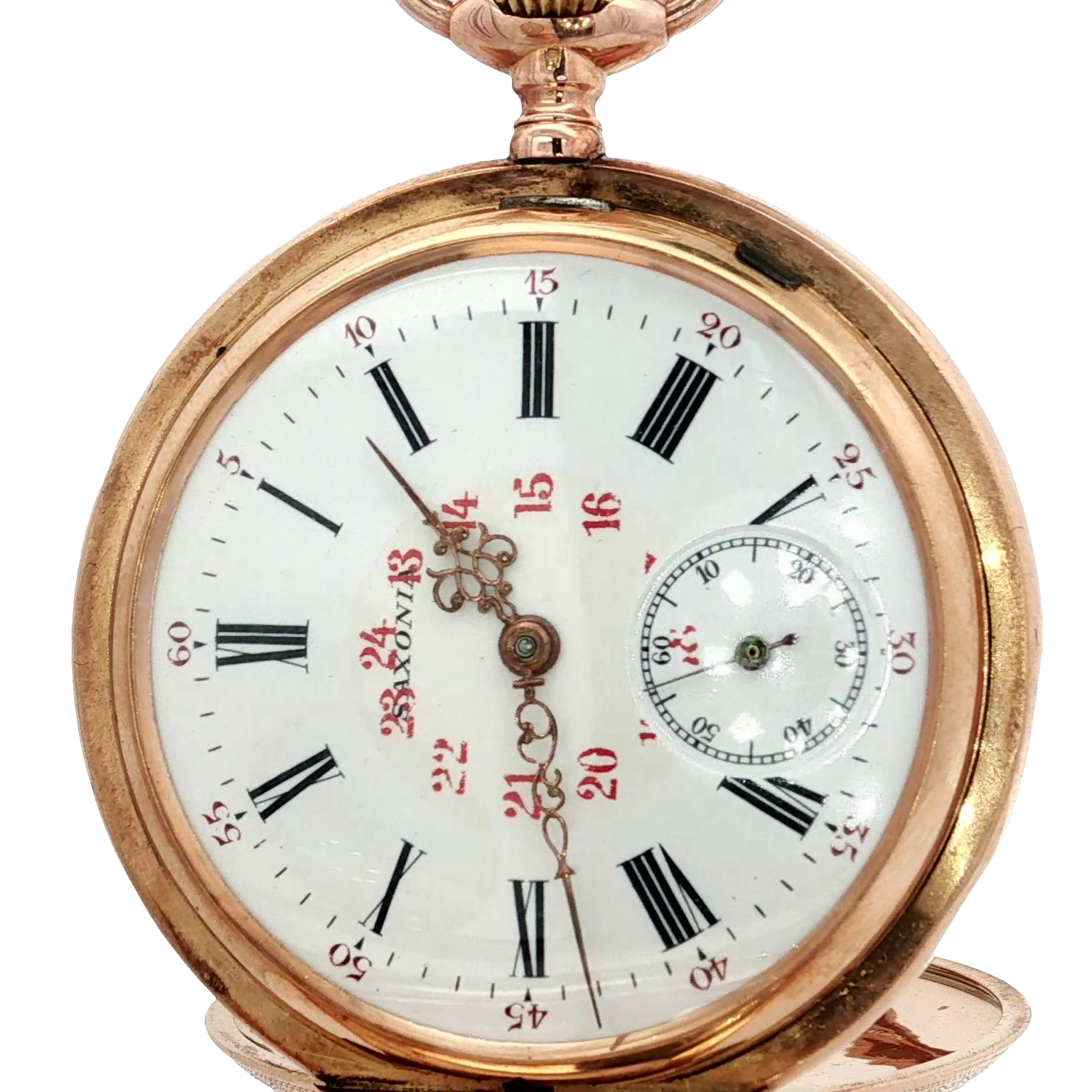 Saxonia Gold Taschenuhr